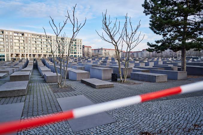 The Memorial to the Murdered Jews of Europe in Berlin, where a tourist was stabbed on 21 February 2025