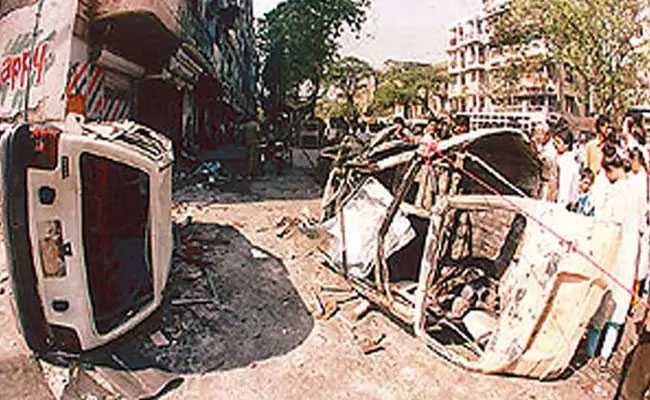 Aftermath of the bomb blast at the Bombay Stock Exchange, 12 March 1993