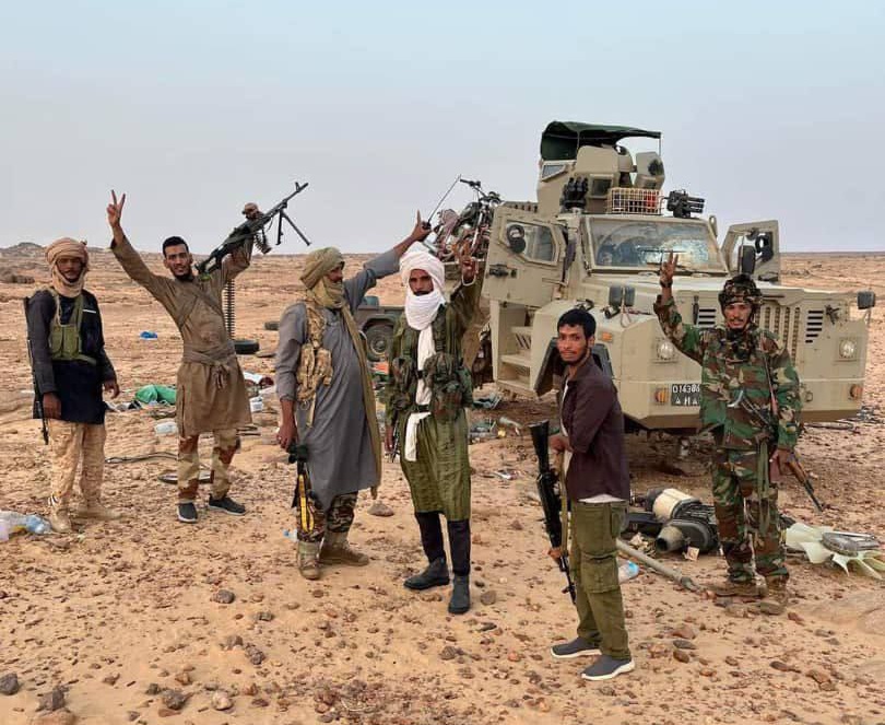 Militants suspected of carrying out the attack near Kobé