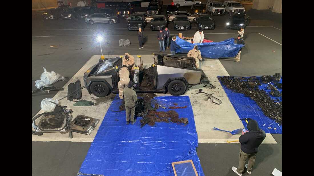The Cybertruck explosion outside the Trump International Hotel in Las Vegas on 1 January 2025